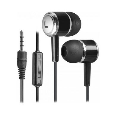 Defender 63427 In-ear Handsfree με Βύσμα 3.5mm Μαύρο