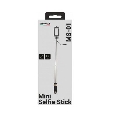 Senso MS-01 Selfie Stick με Καλώδιο 3.5mm Μαύρο